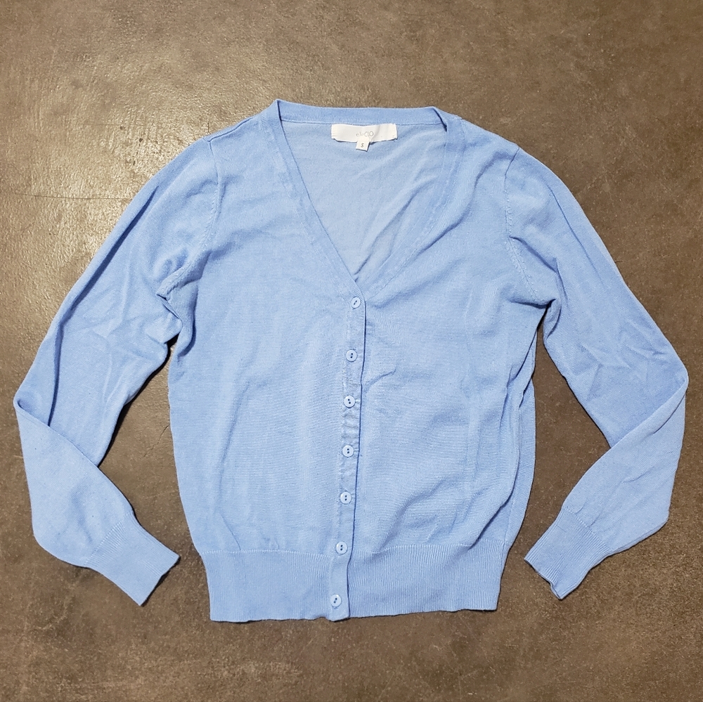 Light Blue | ELLECLO | Cardigan Long Sleeve